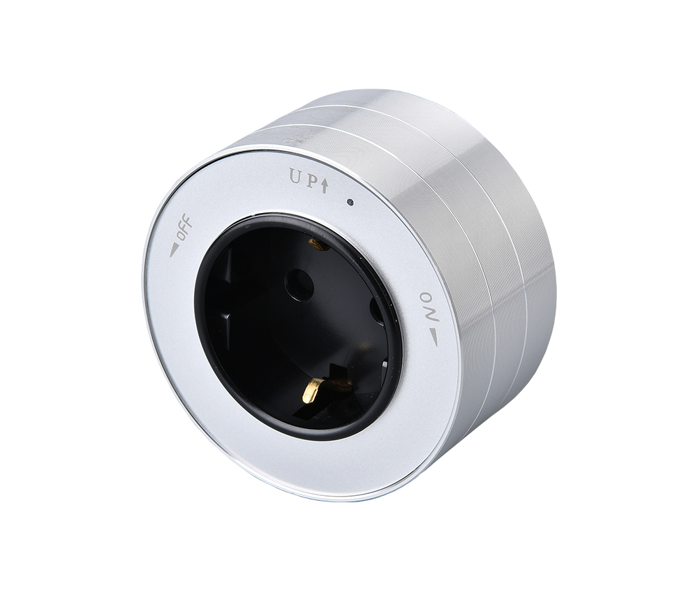 Zásuvkový modul Viking A40S, strieborná/ výstupy - 1xAC/ výkon až 2500W/ 230V, 16A, 50Hz/ Zásuvka typu E 