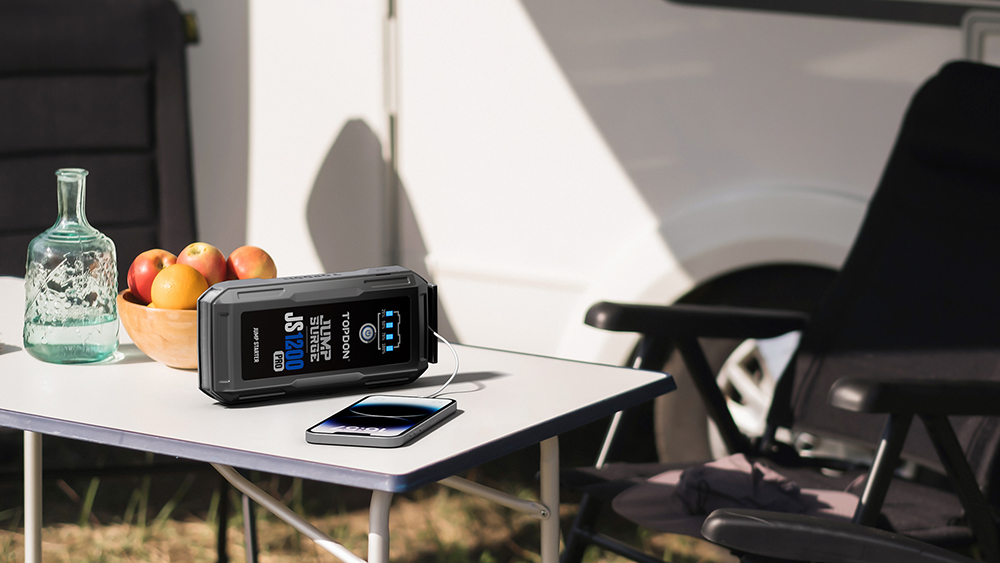Car Jump Starter JumpSurge 1200 PRO/ 10000mAh/ max výstupný prúd 1800A/ 2xUSB-A/ USB-C/ DC Jack 