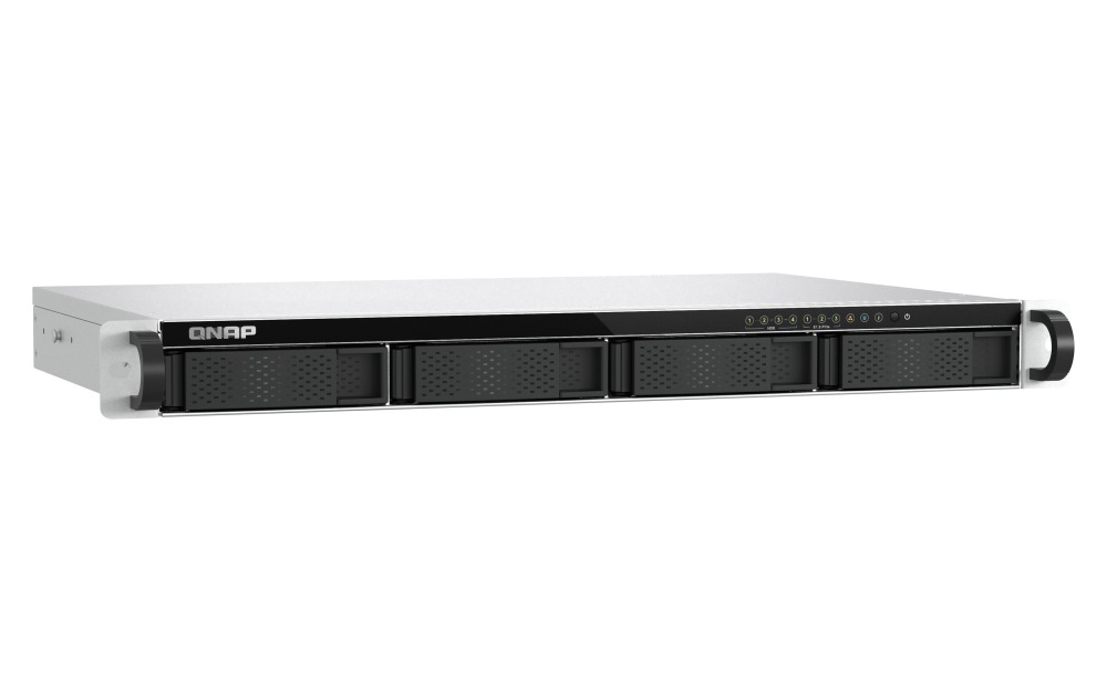 QNAP TS-h765eU-8G (4core 3, 4GHz, 8GB RAM, 4x SATA, 3x E1.S/ M.2, 2x 2, 5GbE, vol. 10GbE, malá hĺbka) 