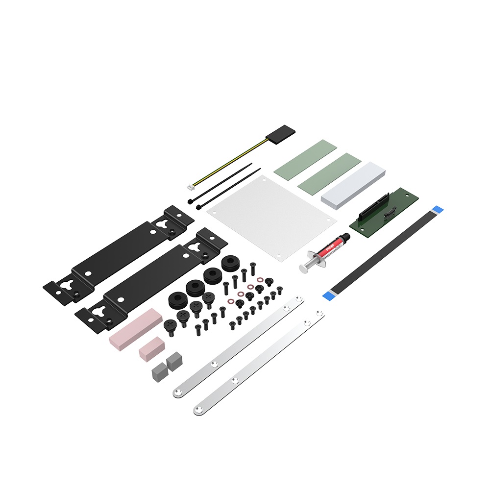 AKASA Plato RC/ UCFF 4" x 4"/ Čierna 