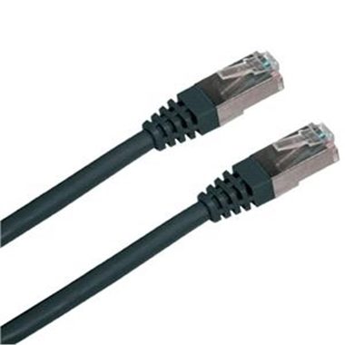 Patchkábel S/ FTP, Cat6, 2xRJ45, 10m čierny