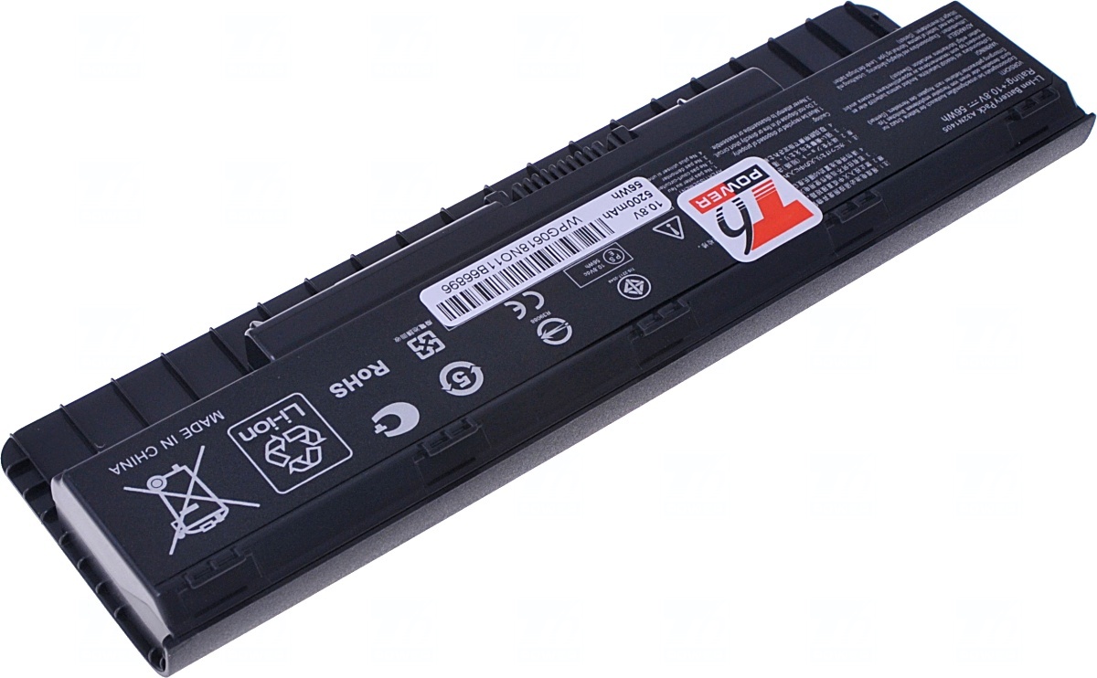 Batéria T6 Power Asus G741, G771, R555, R751, N551, N751, G551, GL551, 5200mAh, 58Wh, 6cell 