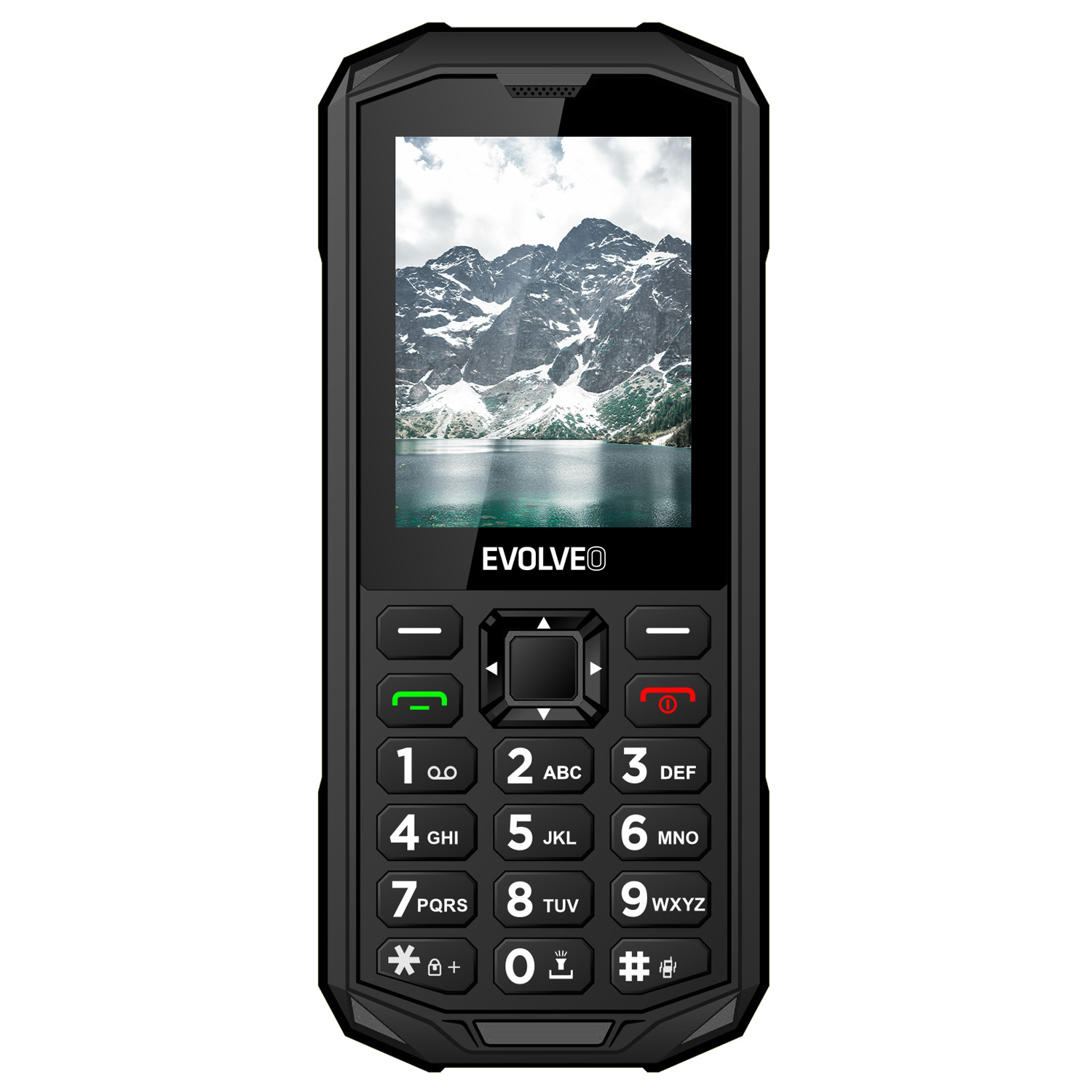 EVOLVEO StrongPhone X5, IP68 odolný Dual SIM telefón, 2, 4" LCD, 2500mAh, čierno-sivý 