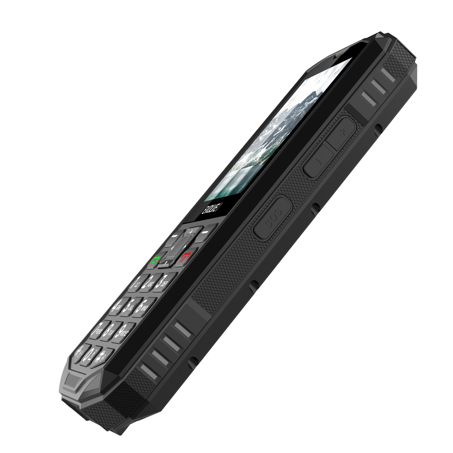 EVOLVEO StrongPhone X5, IP68 odolný Dual SIM telefón, 2, 4" LCD, 2500mAh, čierno-sivý 