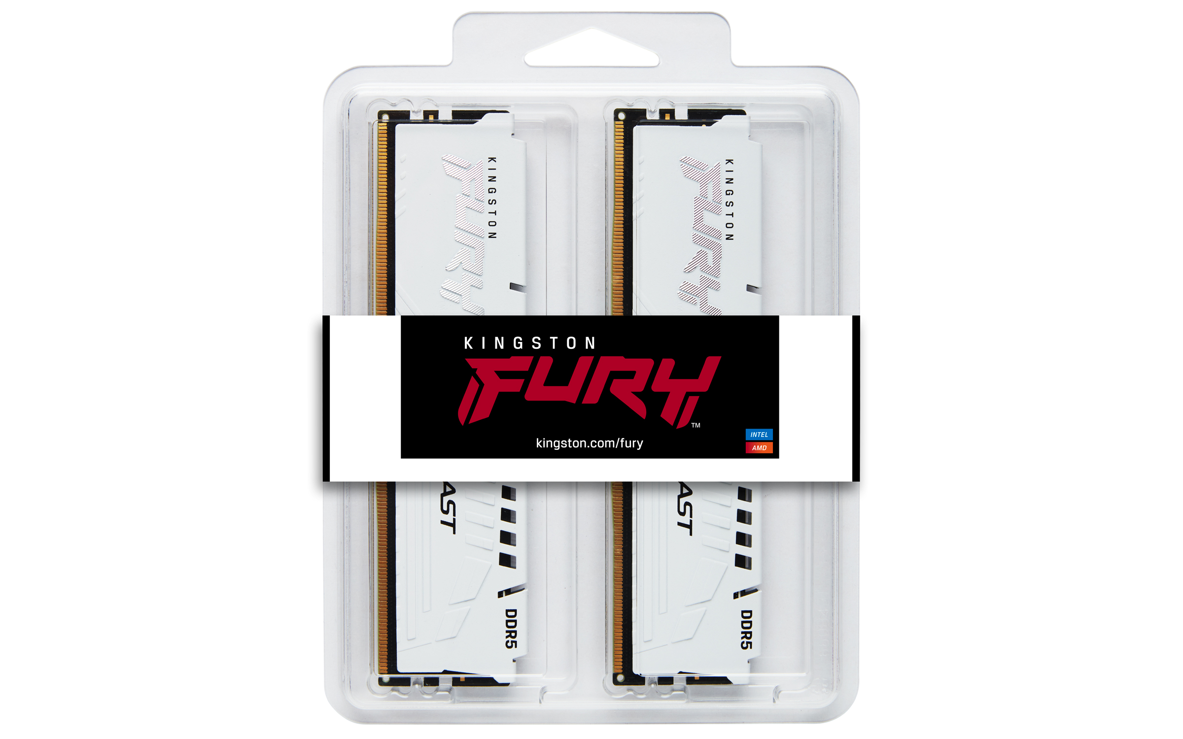 Kingston FURY Beast EXPO/ DDR5/ 32GB/ 6000MHz/ CL36/ 2x16GB/ White 