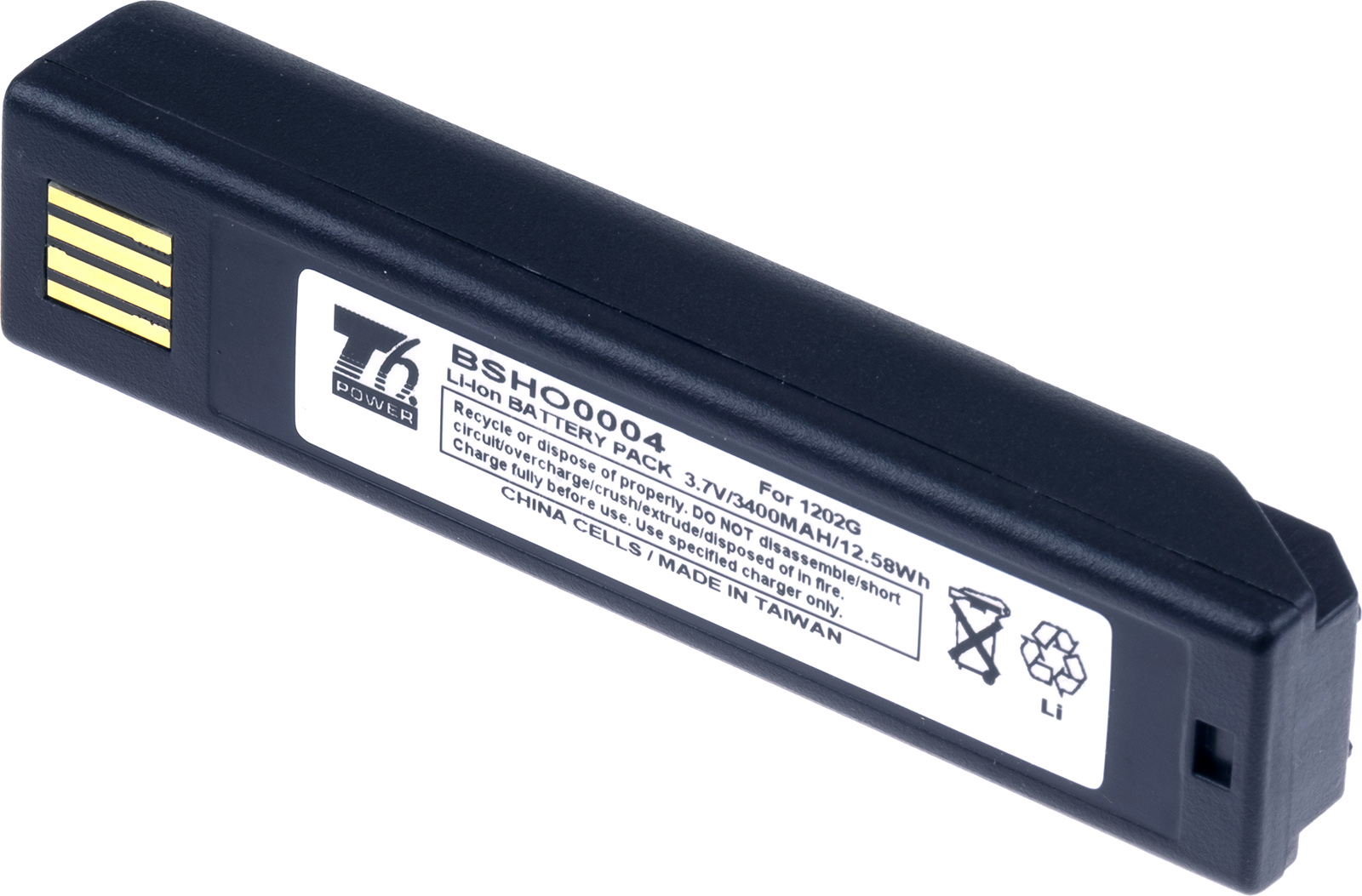 Batéria T6 Power pre Honeywell Voyager 1202, Xenon 1902, 1911i, 3820, 3400mAh, 12, 5Wh, Li-ion