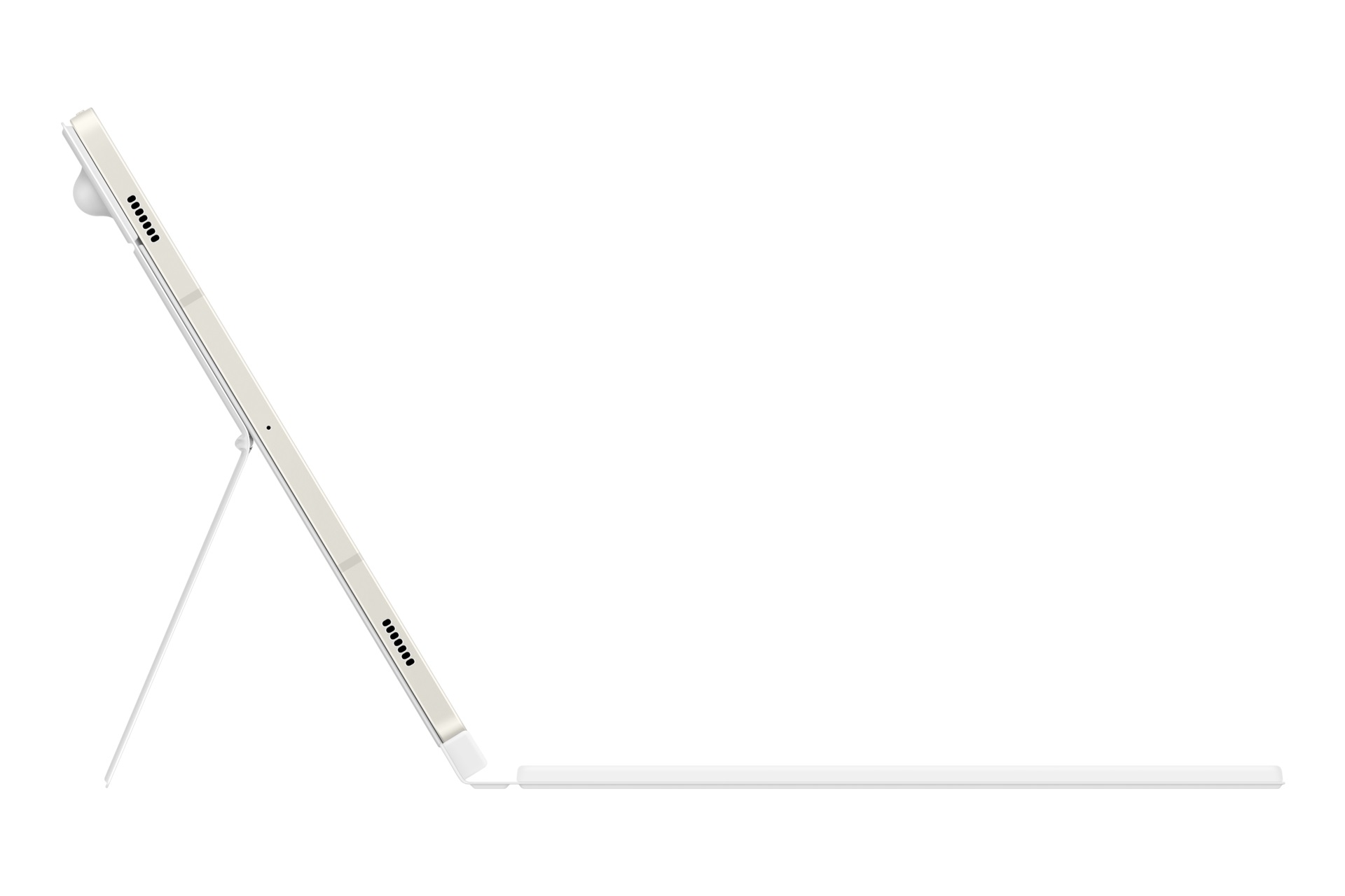 Samsung Ochranný kryt s klávesnicou a touchpadom pre Tab S9/ S9 FE/ S10 FE White 