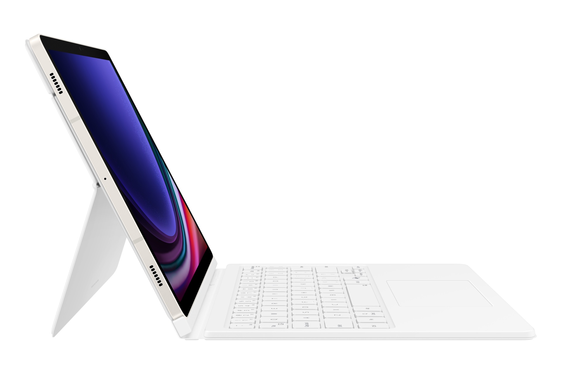 Samsung Ochranný kryt s klávesnicou a touchpadom pre Tab S9/ S9 FE/ S10 FE White 