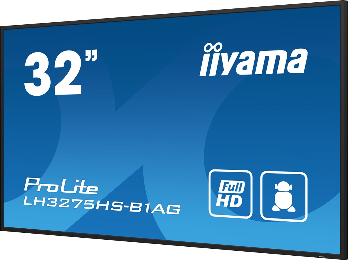 32" iiyama LH3275HS-B1AG: IPS, FHD, Android, 24/ 7 