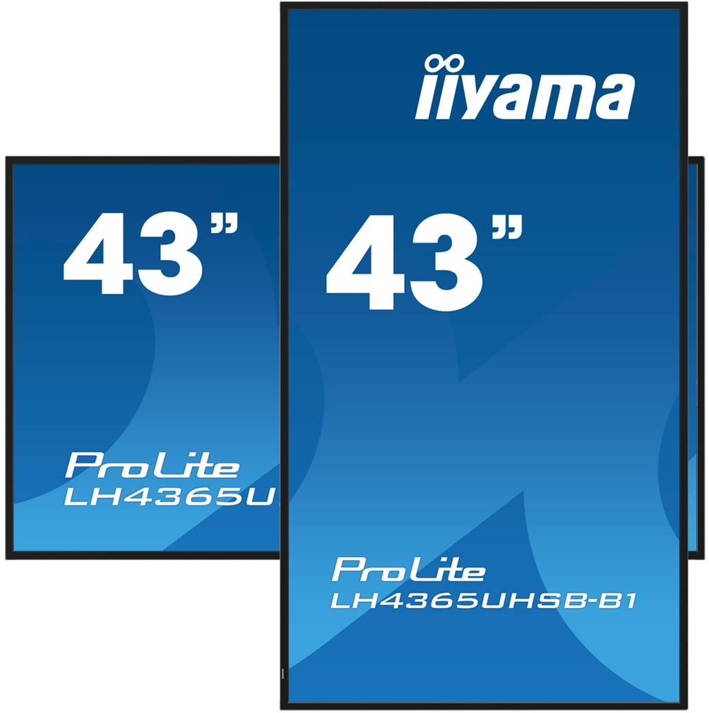 43" iiyama LH4365UHSB-B1: IPS, 4K UHD, Android, 24/ 7 