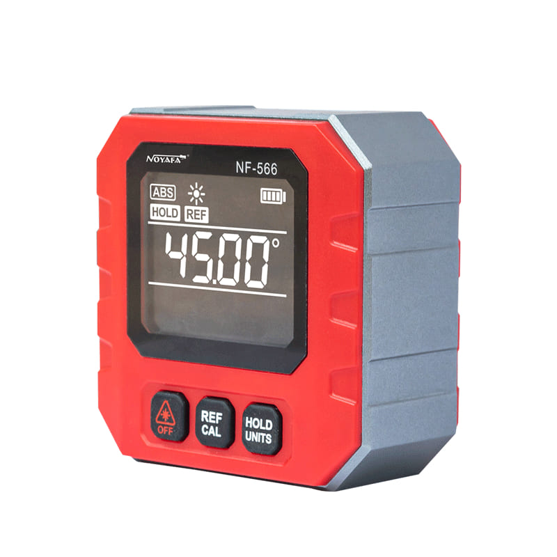 W-Star Digitálny uhlomer WSNF566, magnet, 4x90°, stupne, %, mm/ m