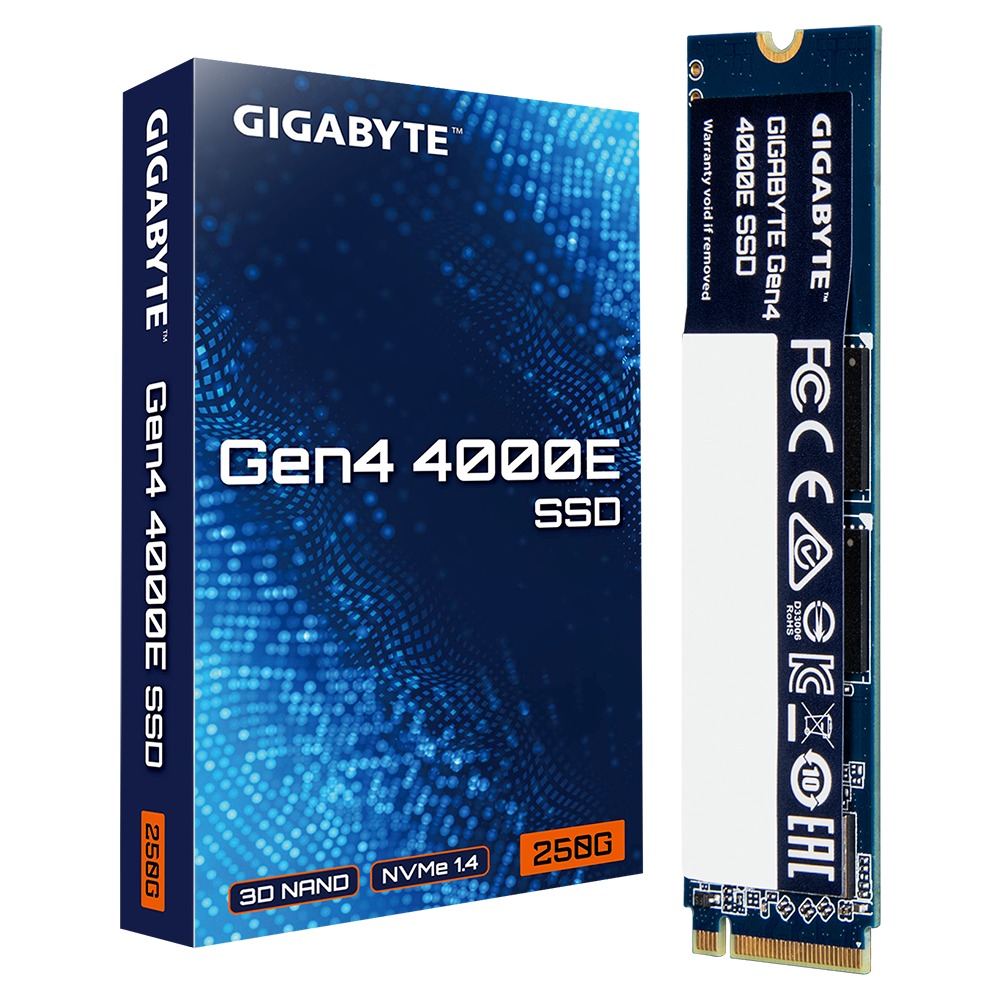 Gigabyte Gen4 4000E/ 250GB/ SSD/ M.2 NVMe/ 3R 