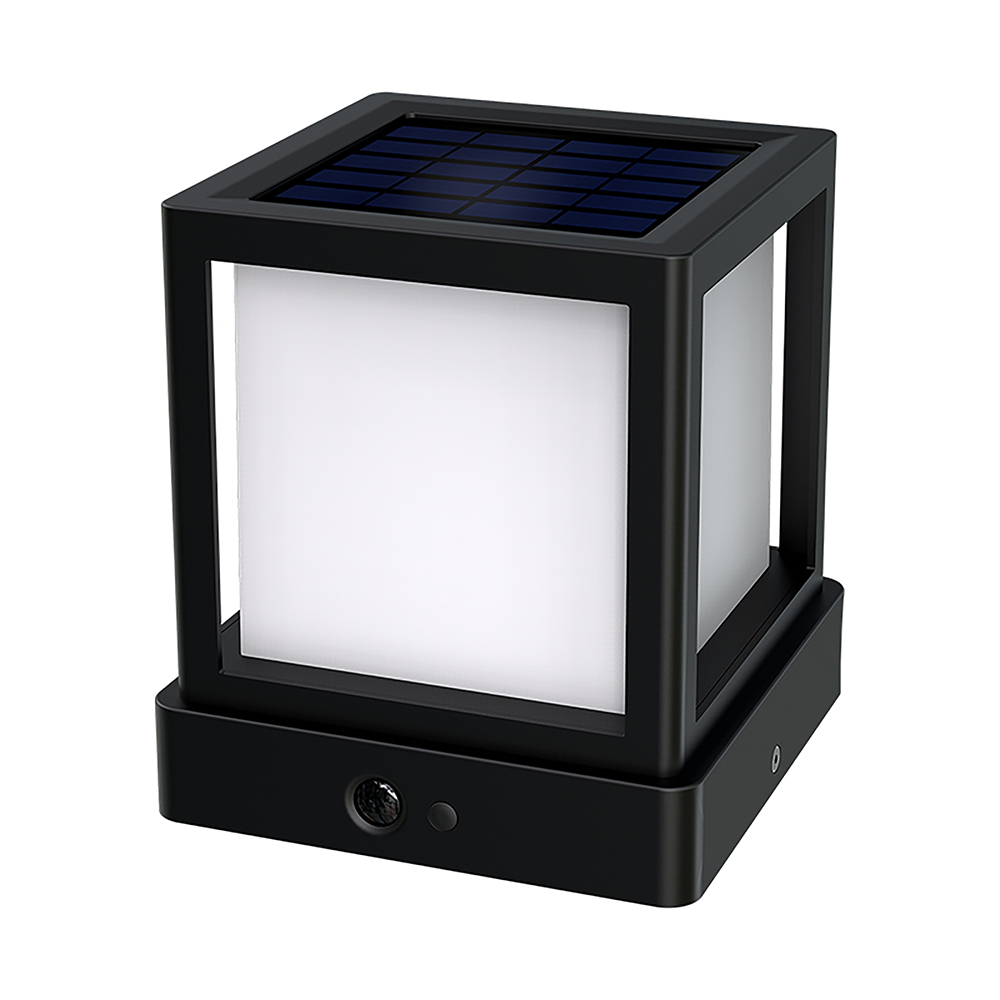 Vonkajšie solárne LED svetlo Viking SR54/ Solárne LED svetlo / Pohybový senzor / 800 lm / IP65 