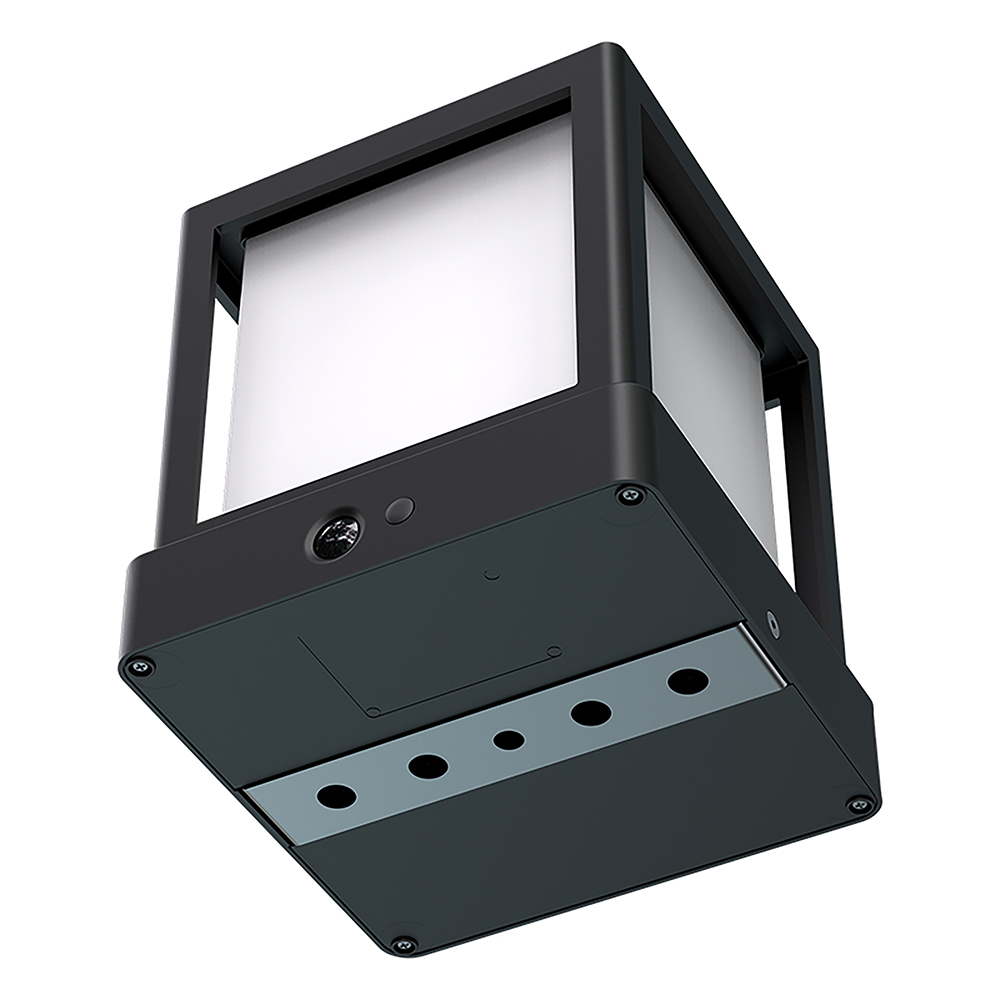 Vonkajšie solárne LED svetlo Viking SR54/ Solárne LED svetlo / Pohybový senzor / 800 lm / IP65 
