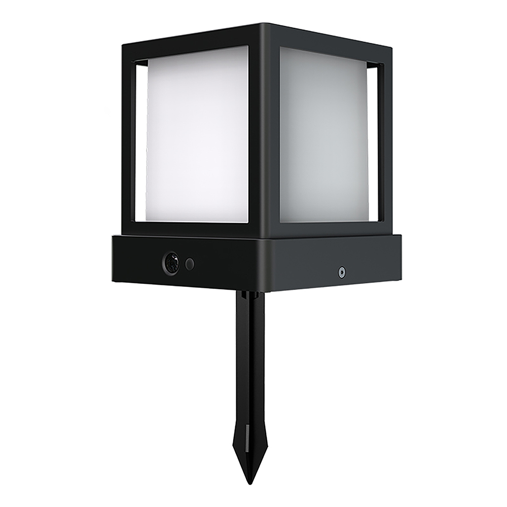 Vonkajšie solárne LED svetlo Viking SR54/ Solárne LED svetlo / Pohybový senzor / 800 lm / IP65 