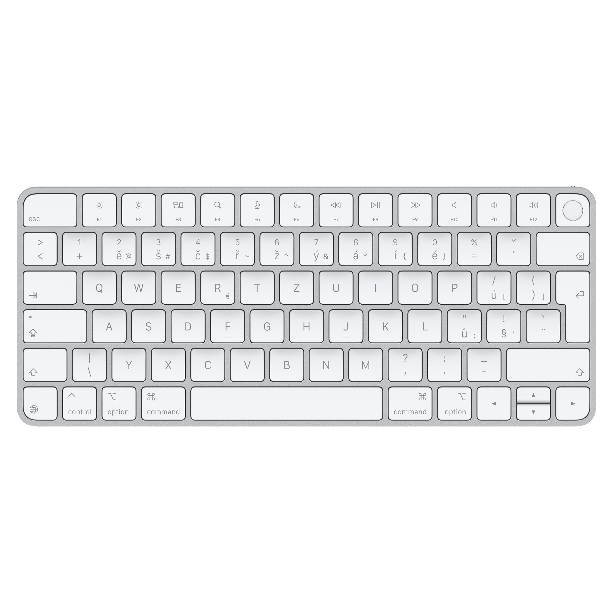 Apple Magic Keyboard Touch ID/ Bezdrôtová Bluetooth/ CZ layout/ Biela