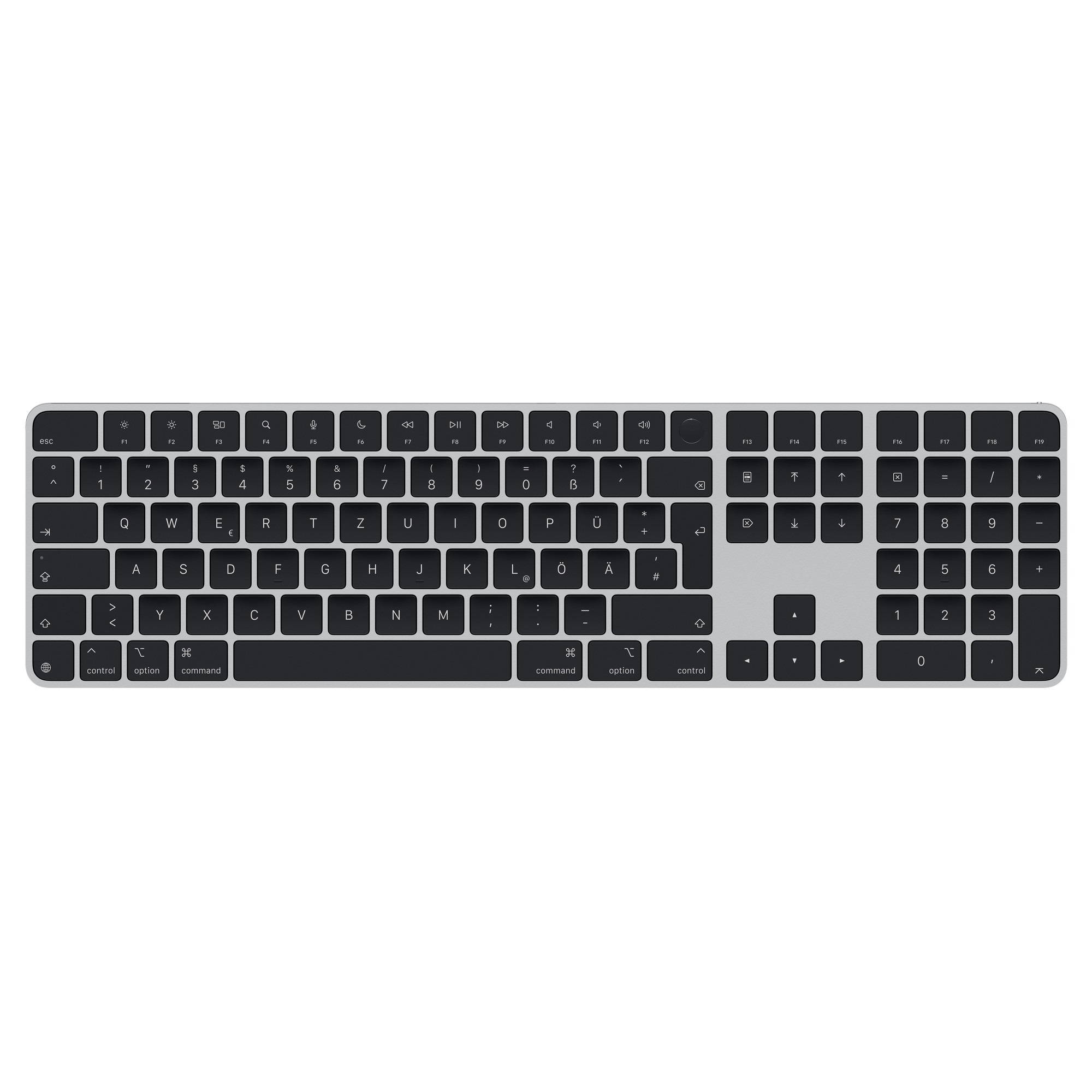 Apple Magic Keyboard Numeric Touch ID/ Bezdrôtová Bluetooth/ GER layout/ Čierna