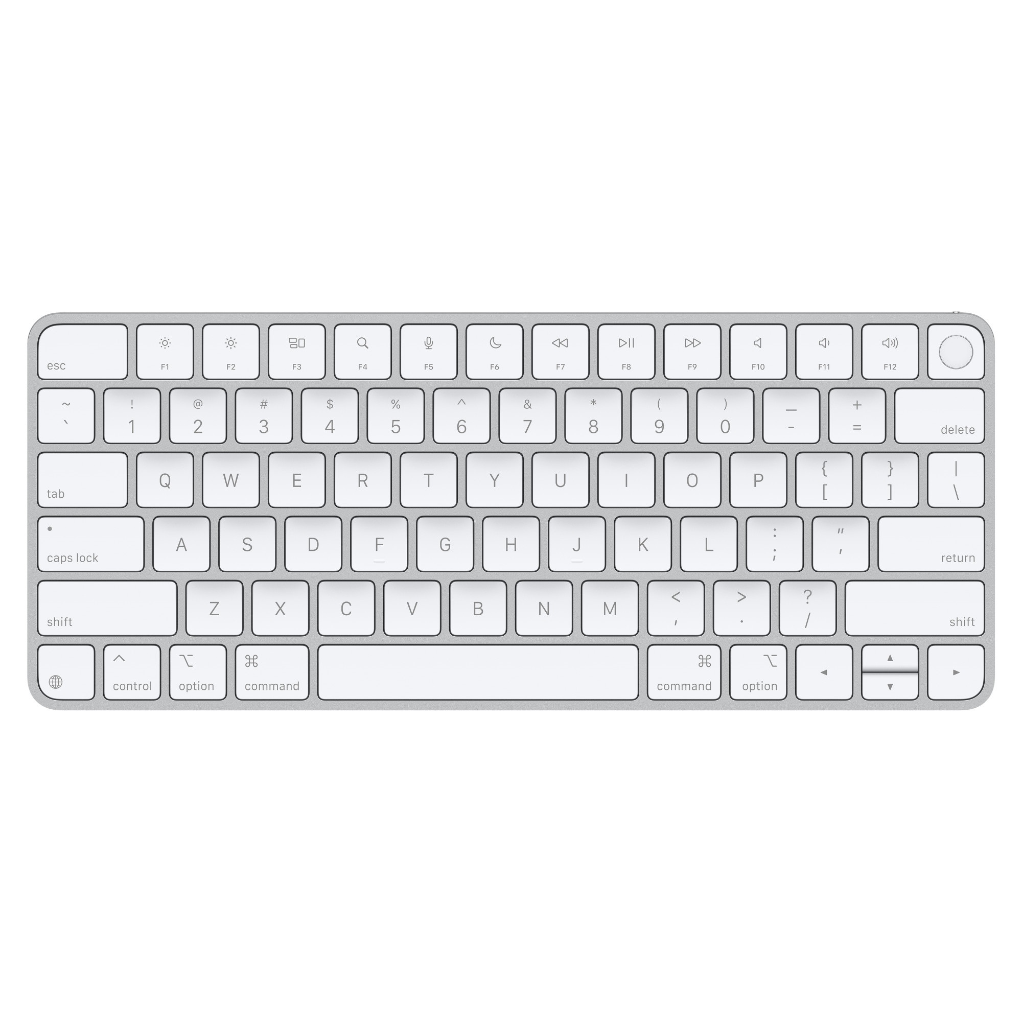 Apple Magic Keyboard Touch ID/ Bezdrôtová Bluetooth/ US layout/ Biela