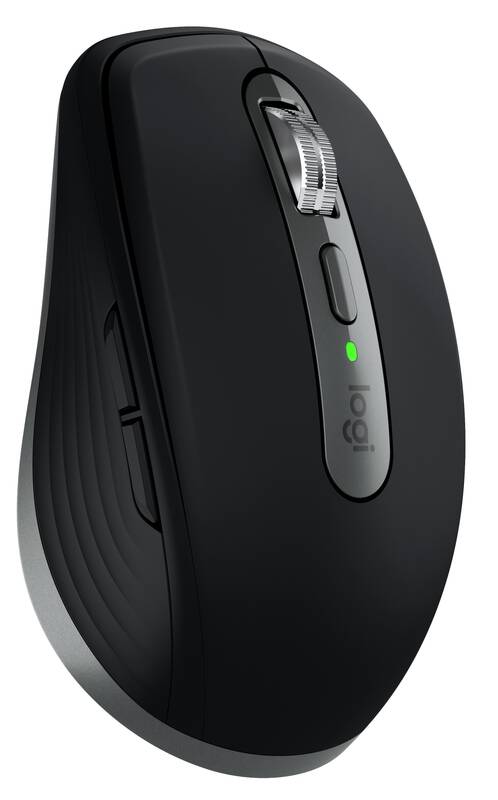 LOGITECH MX Anywhere 3S/ Kancelárska/ Laserová/ Pre pravákov/ 8 000 DPI/ USB+BT/ Grafitová 