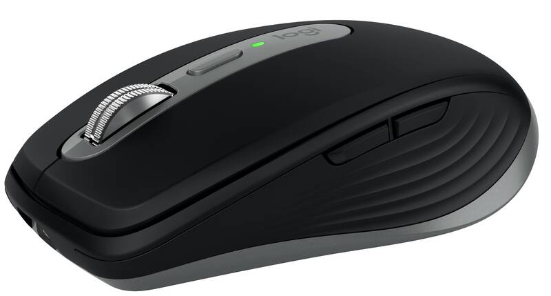LOGITECH MX Anywhere 3S/ Kancelárska/ Laserová/ Pre pravákov/ 8 000 DPI/ USB+BT/ Grafitová 