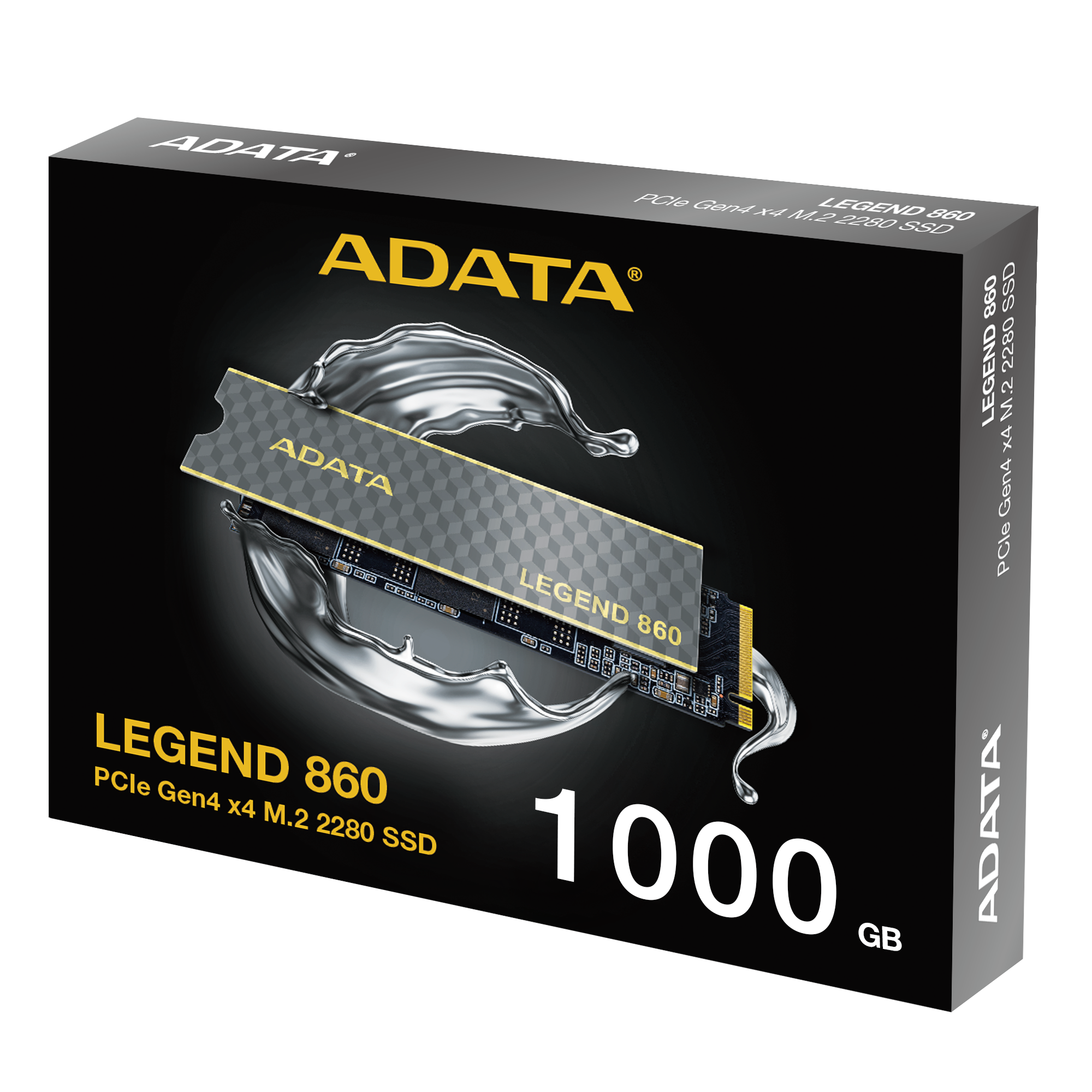 ADATA LEGEND 860/ 1TB/ SSD/ M.2 NVMe/ Čierna/ Heatsink/ 5R 