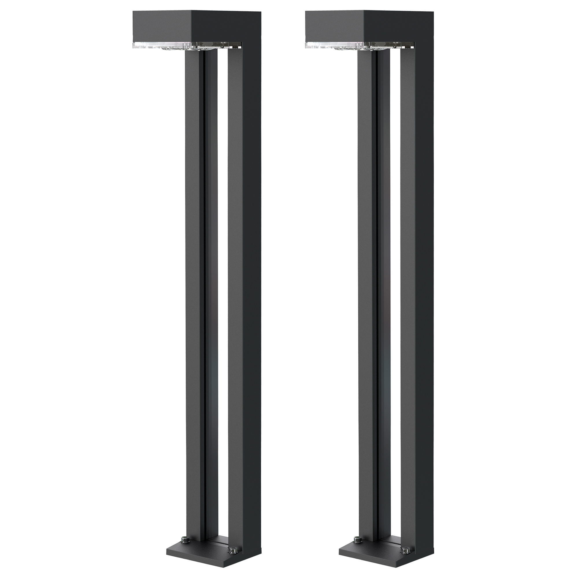 Vonkajšie solárne LED svetlo Viking SR07 - 2ks/ 1000 lm/ IP54/ 2 režimy/ teplá biela