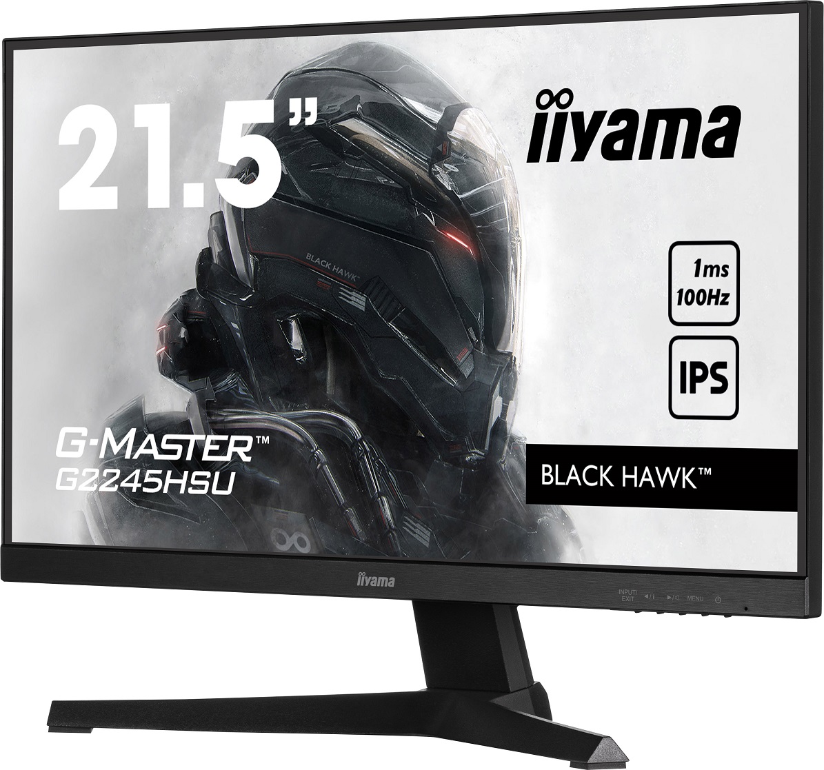 iiyama G-Master/ G2245HSU-B2/ 21, 5"/ IPS/ FHD/ 100Hz/ 1ms/ Black/ 3R 