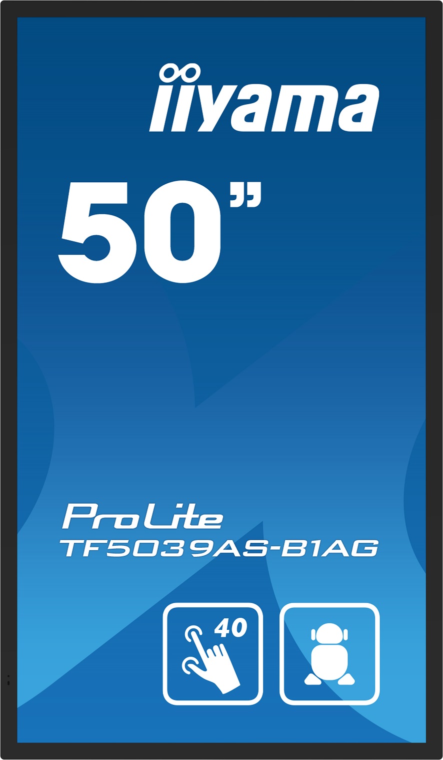 50" iiyama TF5039AS-B1AG: VA, 4K, Android 