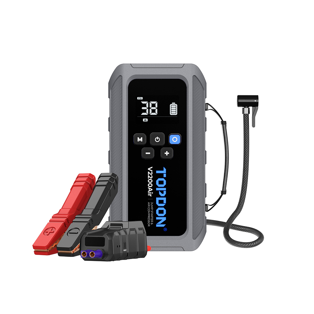TOPDON Car Jump Starter JumpSurge V2200air/ 12000mAh/ max výstupný prúd 2200A/ 4-150PSI