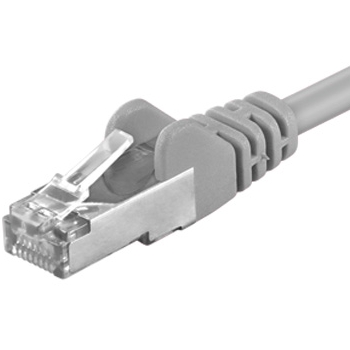 Premiumcord Patch kábel FTP, CAT6, AWG26, 0, 5m, šedá