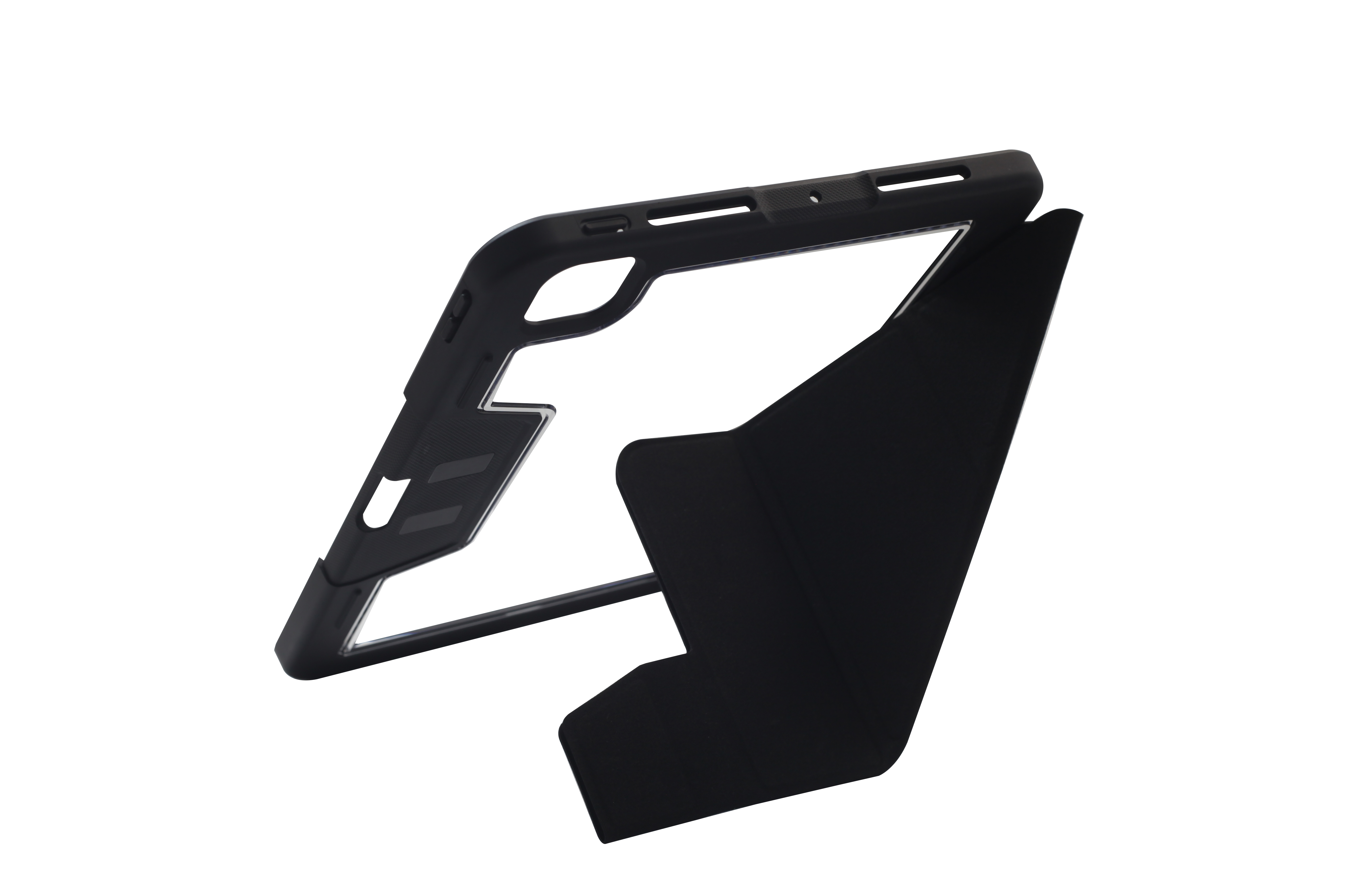 ER POWER kryt Rugged Flip pre Apple iPad Air 11 (2025/ 2024) čierny 