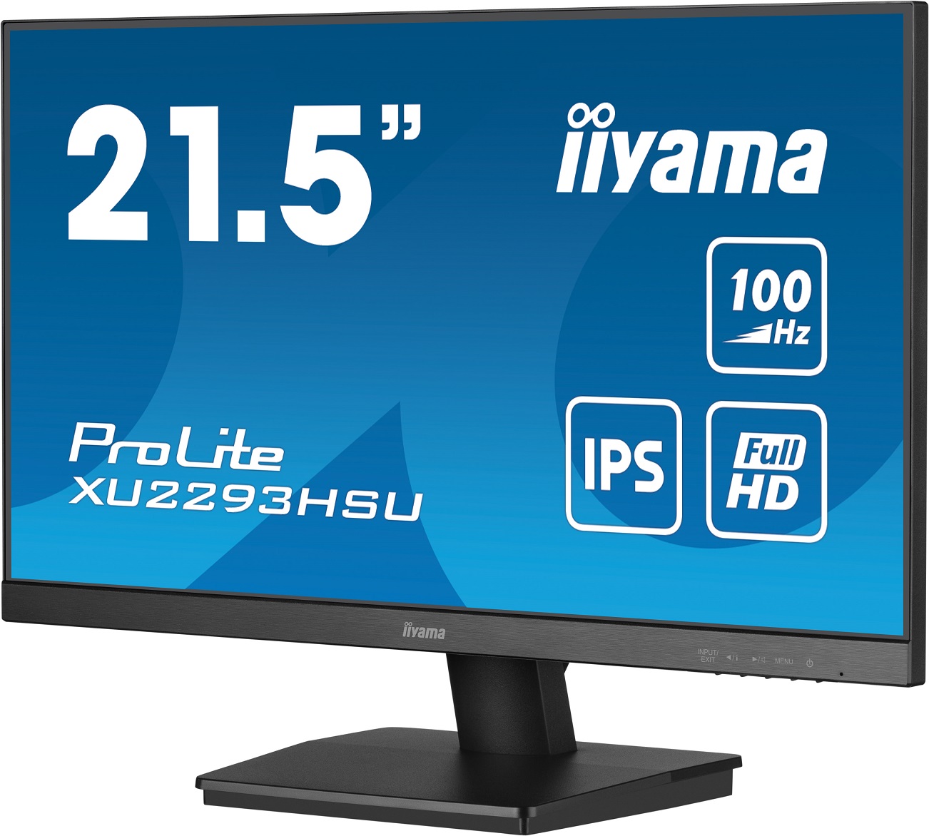 iiyama ProLite/ XU2293HSU-B7/ 21, 5"/ IPS/ FHD/ 100Hz/ 1ms/ Black/ 3R 