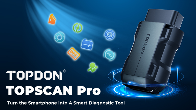 TOPDON diagnostické zariadenie TopScan Pro/ OBD 2 funkcie/ 13 špeciálnych funkcií/ Android/ iOS/ aplikácie 