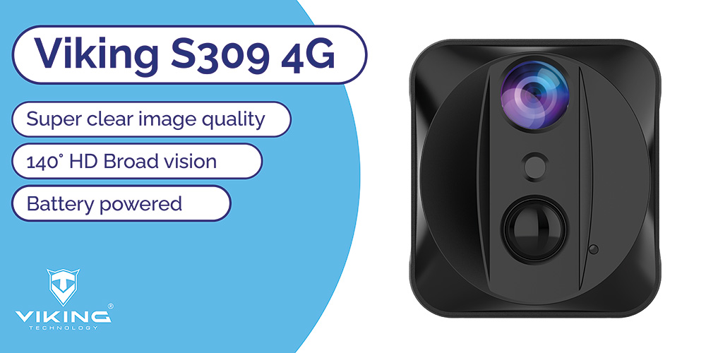Minikamera Viking S309 4G/ 1080P/ nočné videnie/ pohybový senzor/ 2500mAh/ mobilné aplikácie 