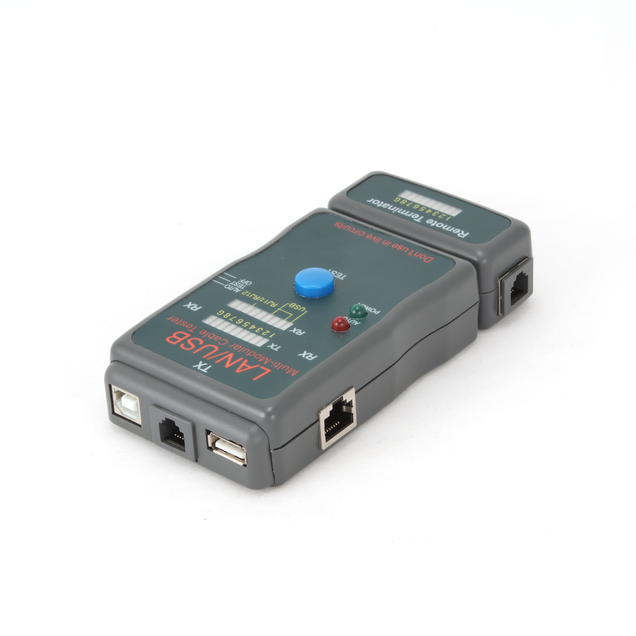 GEMBIRD Eth kábel tester NCT-2 - RJ11-12, USB 