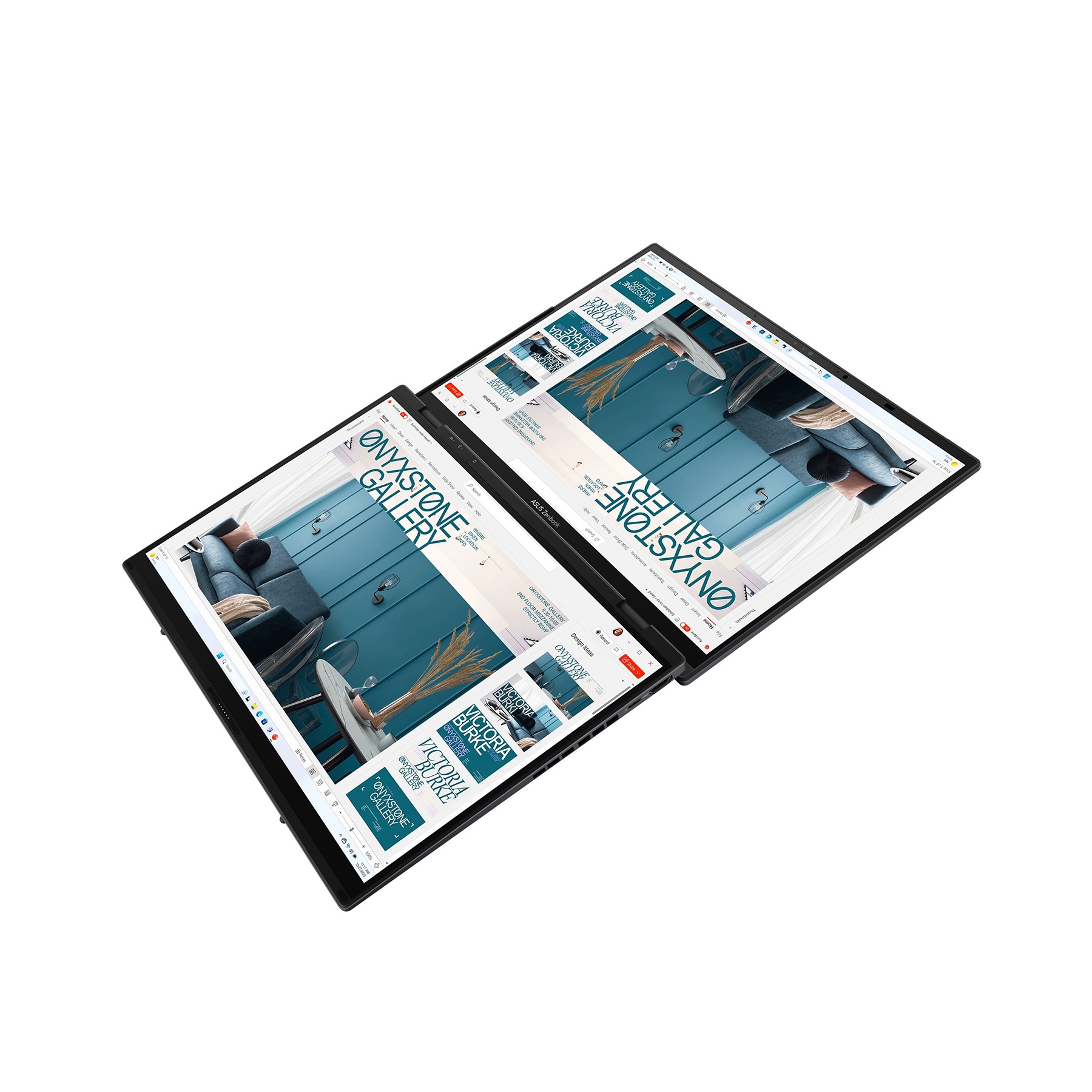 ASUS Zenbook Duo 14 OLED/ UX8406CA-OLED166X/ U9-285H/ 14"/ 2880x1800/ T/ 32GB/ 1TB SSD/ Arc 140T/ W11P/ Gray/ 2 