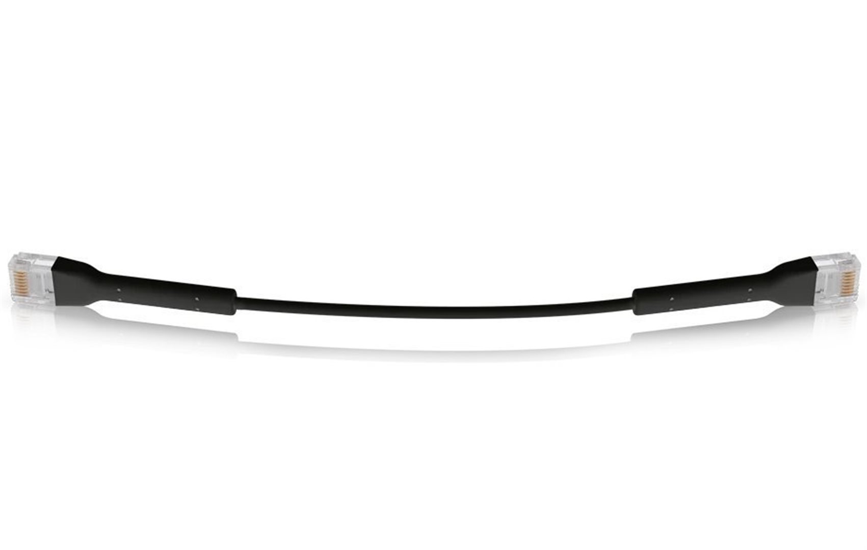 Ubiquiti U-Cable-Patch-RJ45-BK-50, Ethernet Patch Kábel, 0, 1m (0, 22m s konektormi), Cat6, čierny (50ks) 