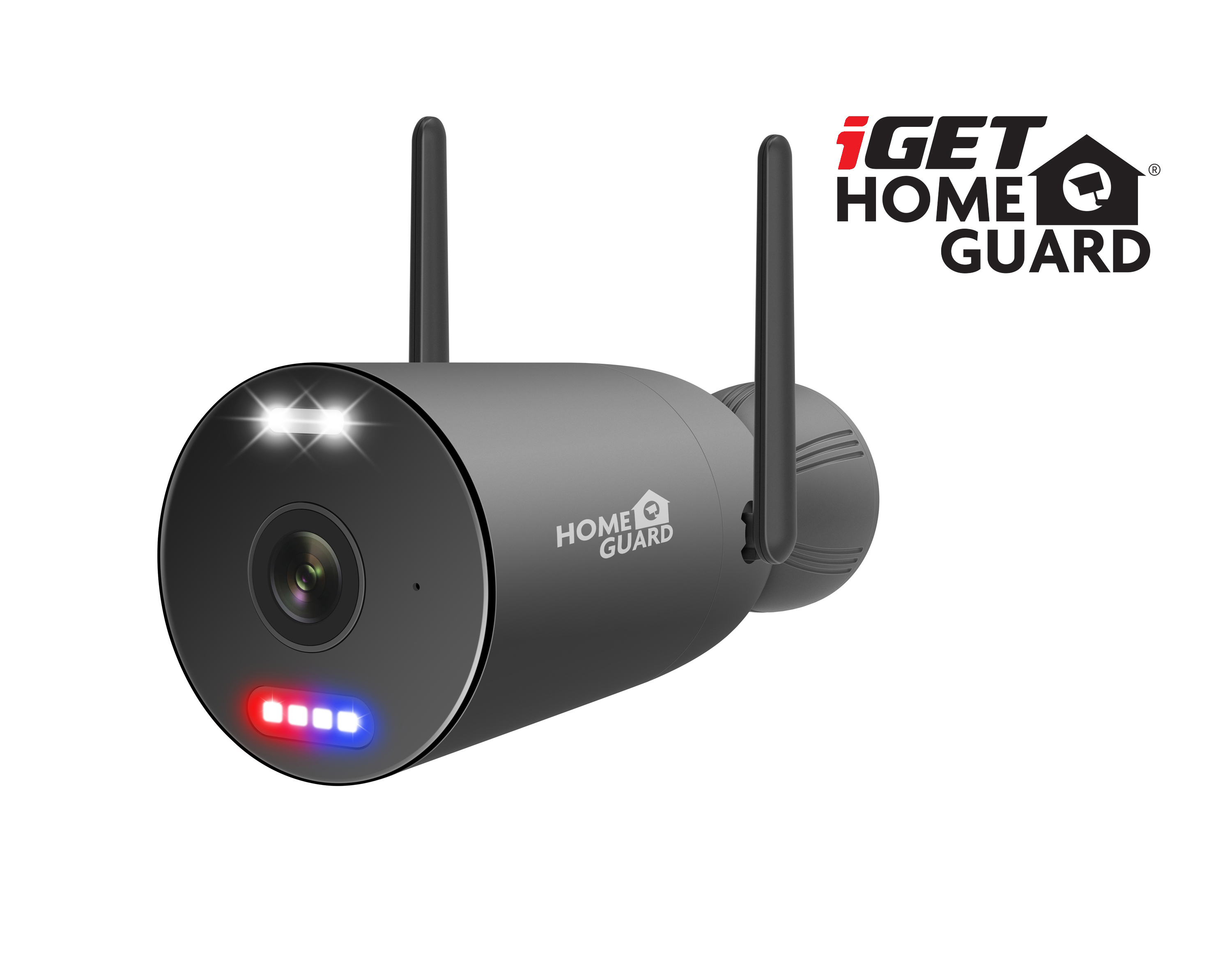 iGET HGNVK109104 - kamerový WiFi set, 3K rozlíšenie, 10CH NVR + 4x kamera so zvukom, IR + LED, CZ app 