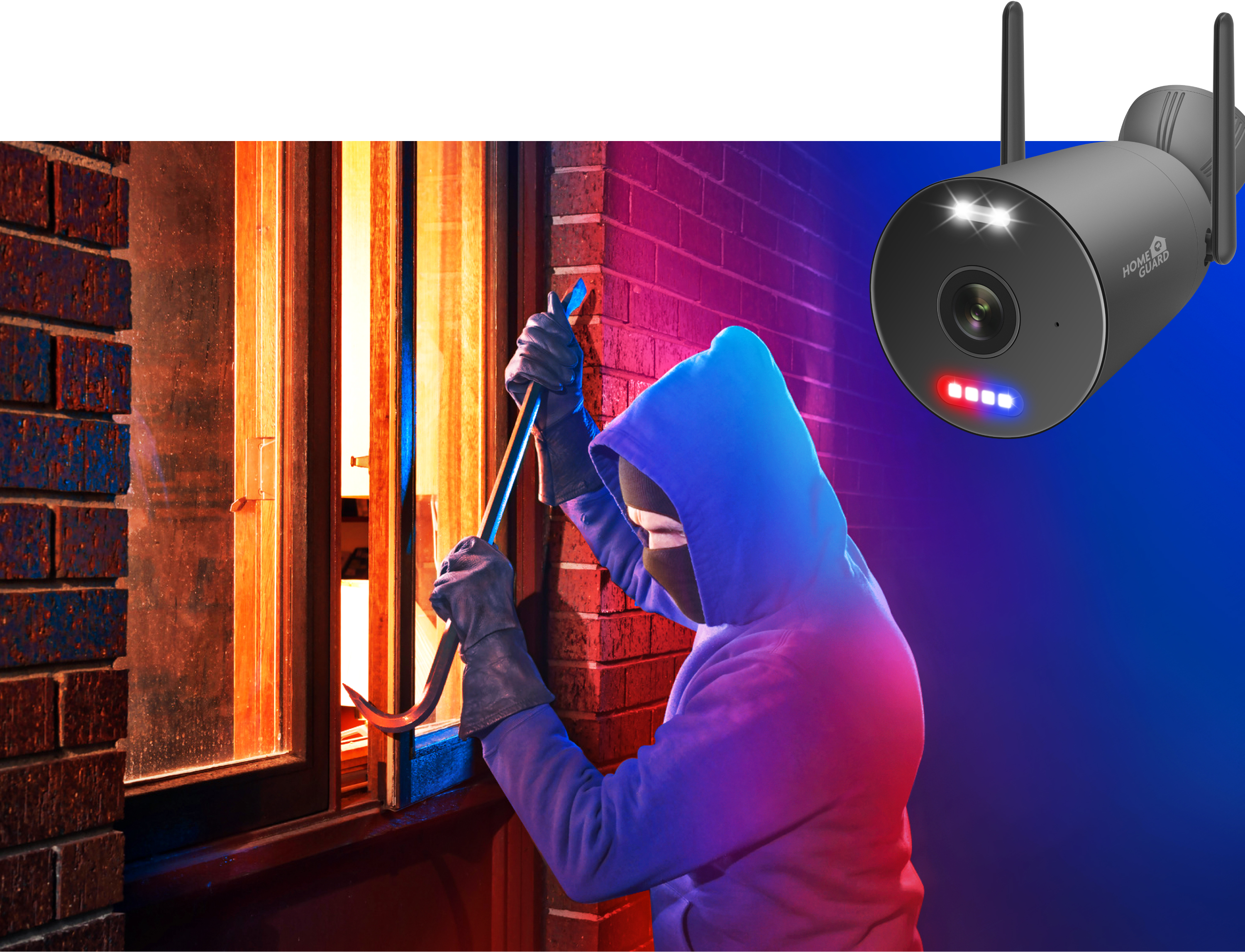 iGET HGNVK109104 - kamerový WiFi set, 3K rozlíšenie, 10CH NVR + 4x kamera so zvukom, IR + LED, CZ app 