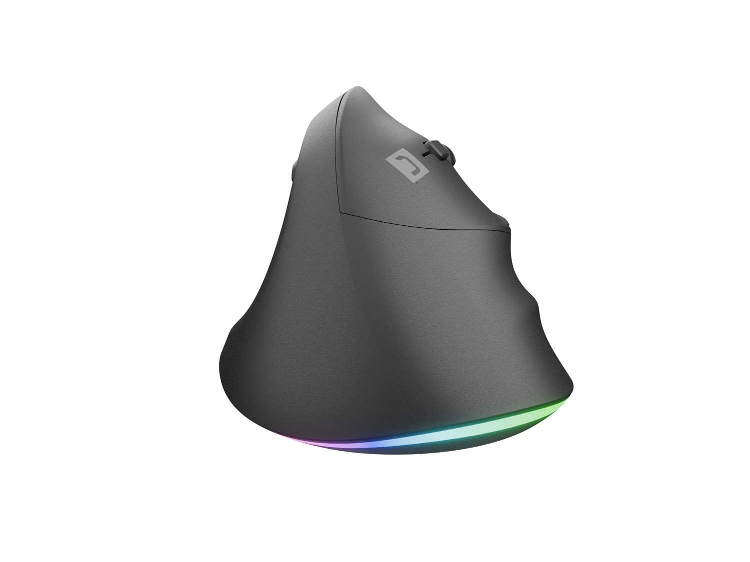 Vertikálna myš Natec CRAKE 2 PRO/ Vertikálna/ Optická/ Pre pravákov/ 12 400 DPI/ Drôtové USB-A/ Čierna 