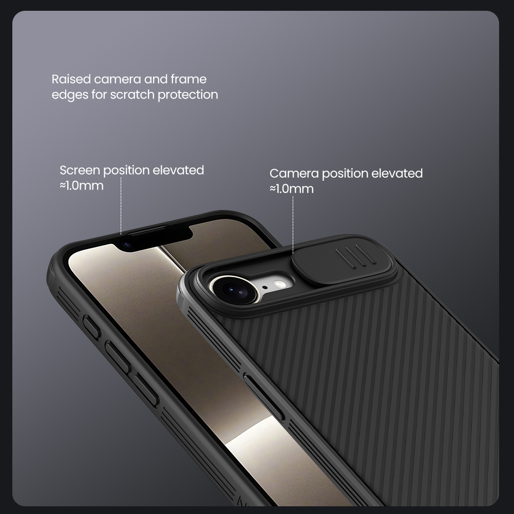 Nillkin CamShield PRO Zadný Kryt pre Apple iPhone 16e/ 17e Black 