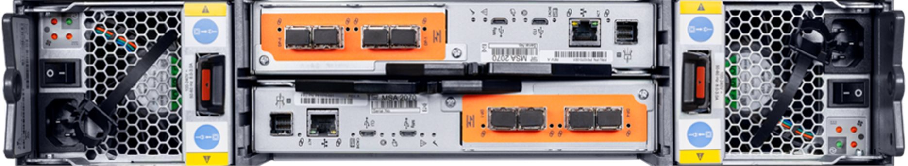 HPE MSA 2072 32Gb Fibre Channel SFF 46 TB bundle 