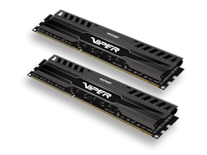 Patriot Viper 3/ DDR3/ 8GB/ 1600MHz/ CL9/ 2x4GB/ Black