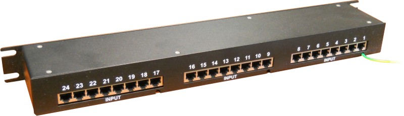 Prepäťová ochrana AXON MultiNET 24xRJ45 Rack 