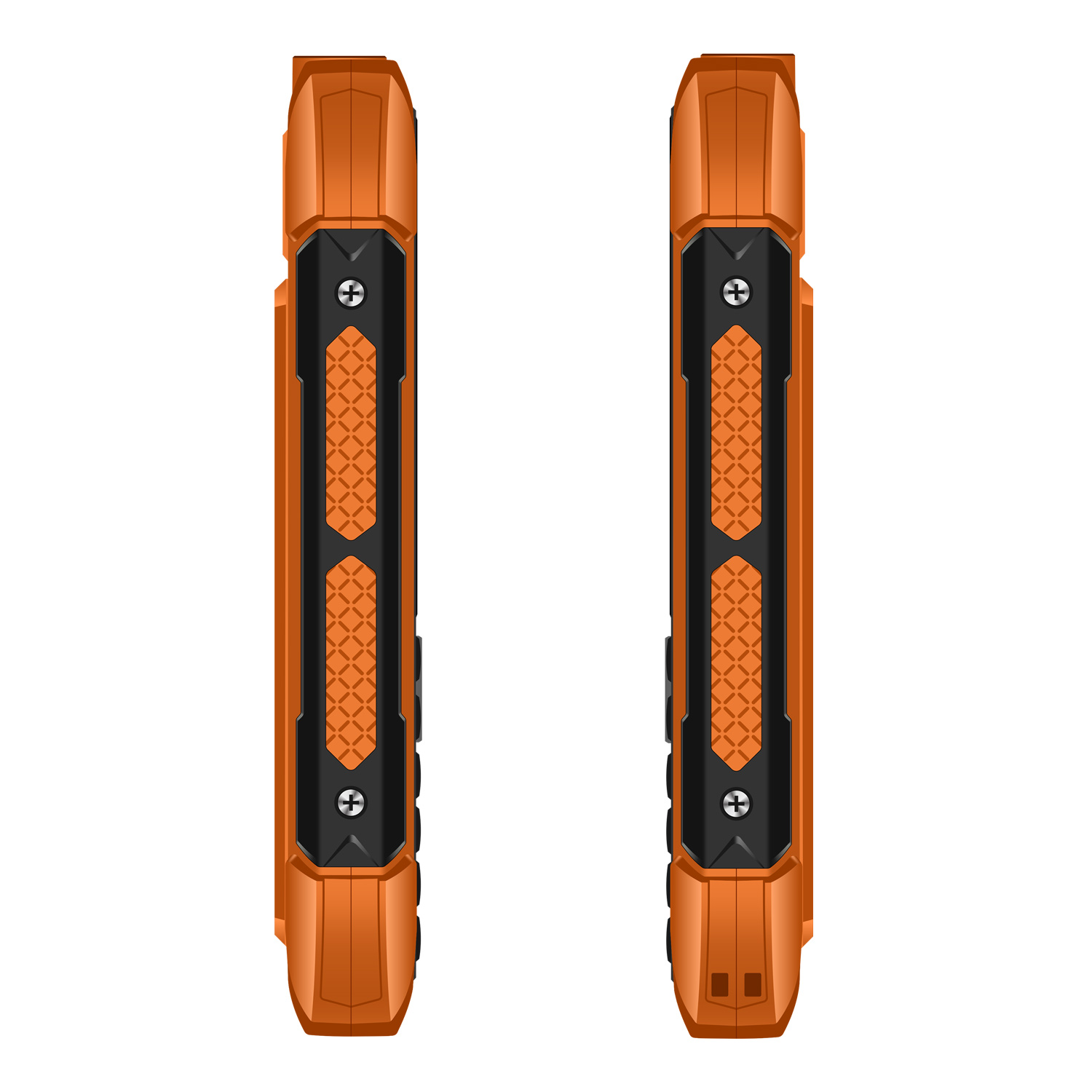EVOLVEO StrongPhone H1, IP68 odolný Dual SIM telefón, 2, 8" LCD, 5000mAh, Powerbanka, oranžový 