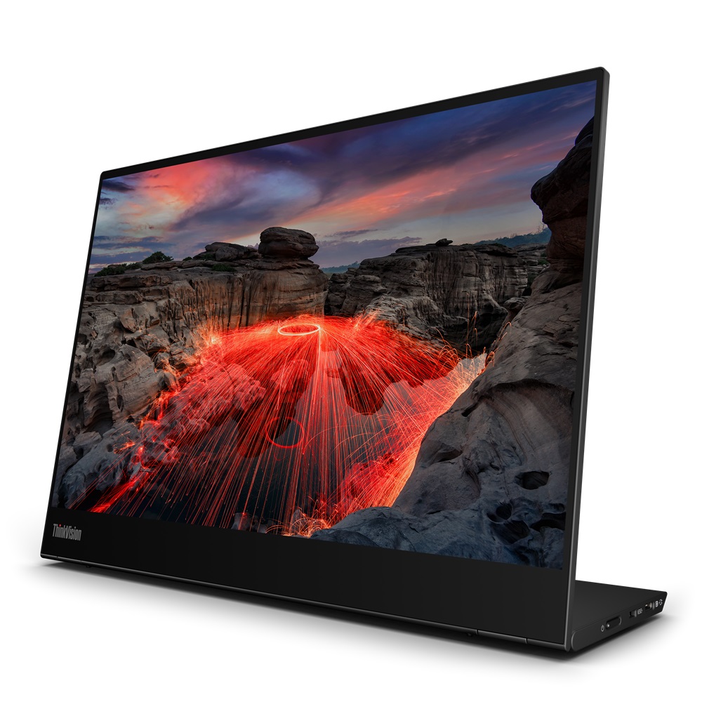 Lenovo ThinkVision/ M14t G2/ 14"/ IPS/ 2240x1400/ 60Hz/ 6ms/ Čierna/ 3R 