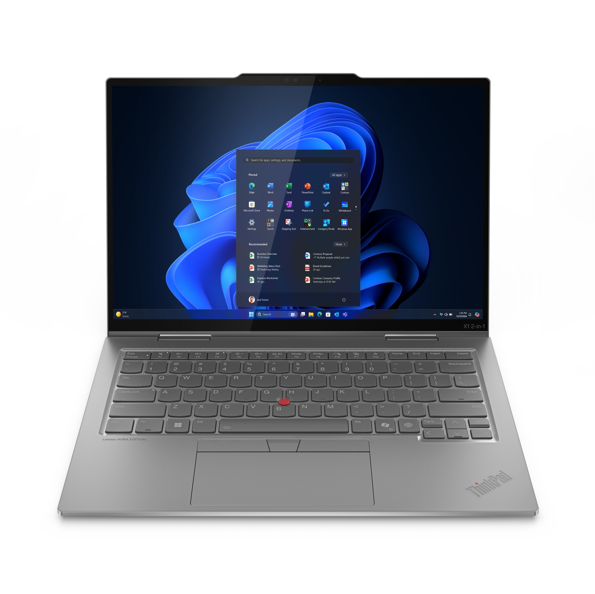 Lenovo ThinkPad X1/ 2-in-1 Gen 10/ U7-258V/ 14"/ WUXGA/ T/ 32GB/ 2TB/ Arc 140V/ W11P/ Gray/ 3R NBD 