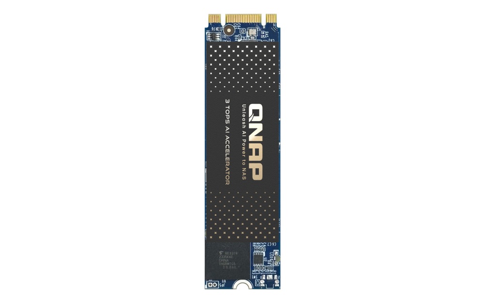 QNAP QAI-M100 - Rockchip RK1808 Cortex-A35 1.6GHz, 3 Top NPU, M.2 2280 PCIe Gen2 x1 AI accelerator 