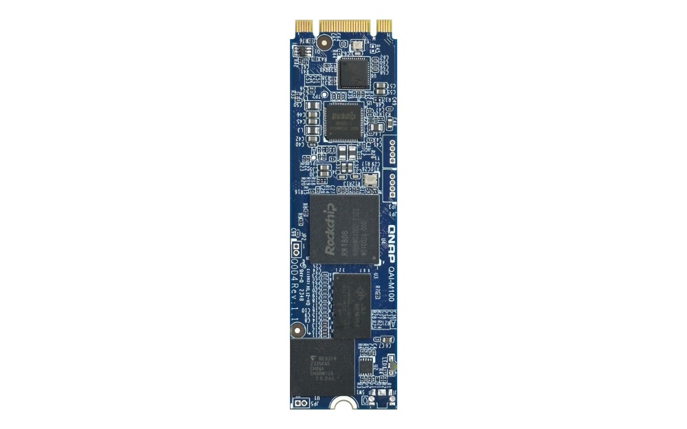 QNAP QAI-M100 - Rockchip RK1808 Cortex-A35 1.6GHz, 3 Top NPU, M.2 2280 PCIe Gen2 x1 AI accelerator 