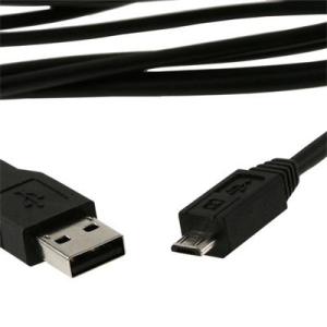 USB Kábel A Male/ Micro B Male 2.0 Black HQ 1, 8m